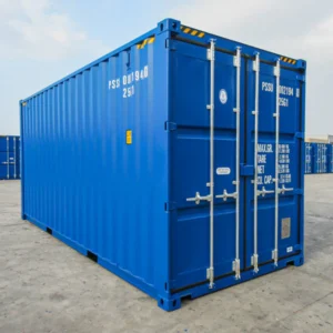 container marittimo 20 piedi high cube | blu | certificazione csc | consegna mondiale