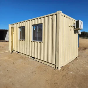 ufficio container 20 piedi con aria condizionata | isolato | sicurezza rinforzata | resistente al fuoco