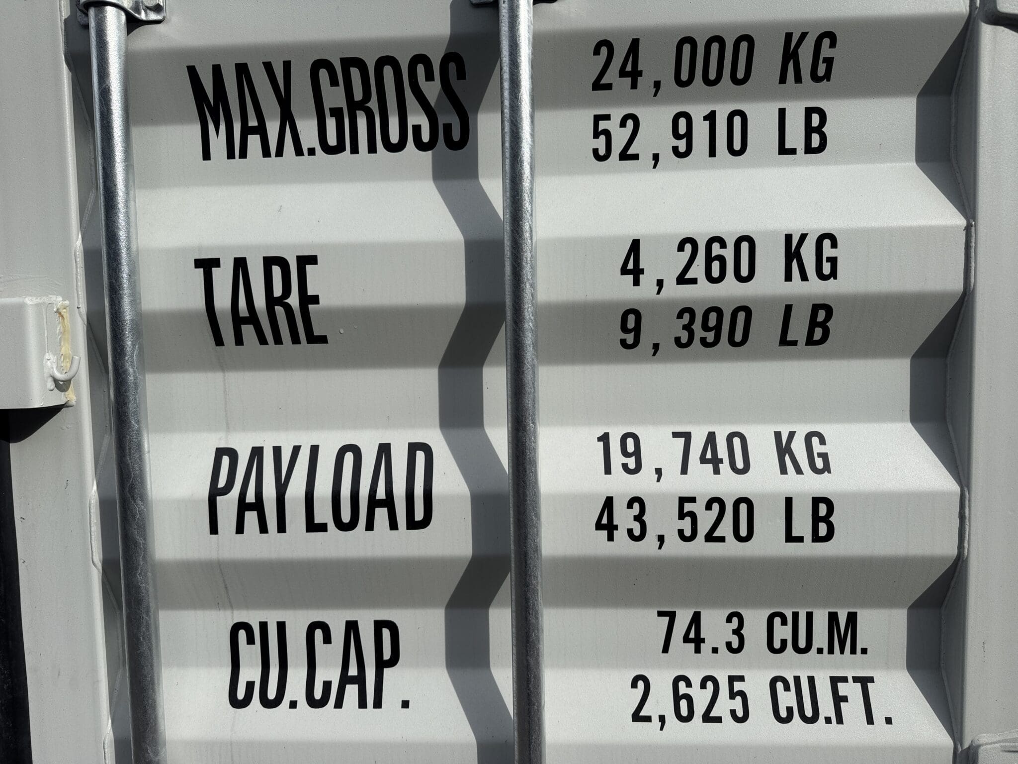 container 40 piedi high cube con 4 porte laterali – tenuta stagna, grigio container 40 piedi high cube con 4 porte laterali – tenuta stagna, grigio