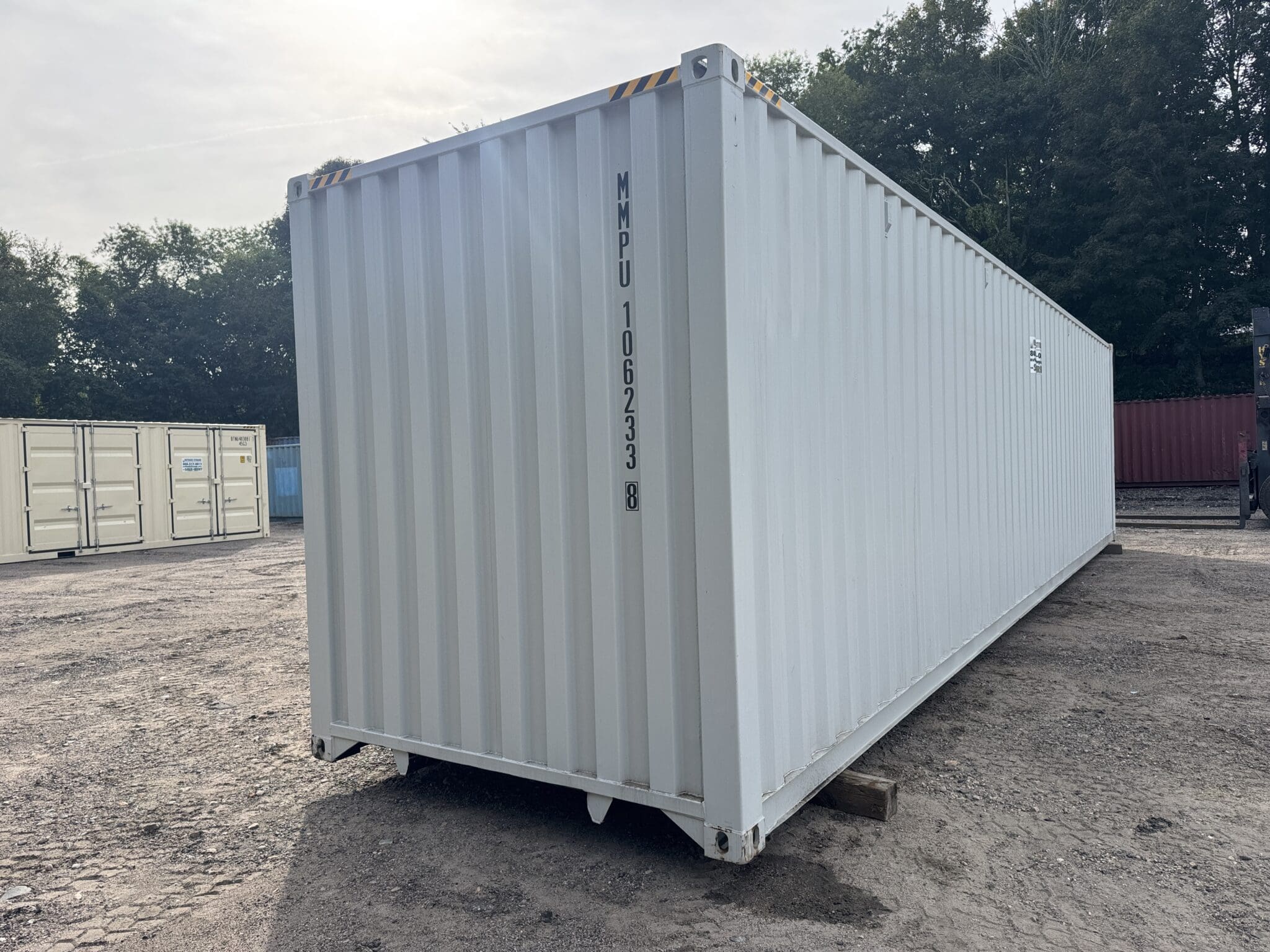 container 40 piedi high cube con 4 porte laterali – tenuta stagna, grigio container 40 piedi high cube con 4 porte laterali – tenuta stagna, grigio