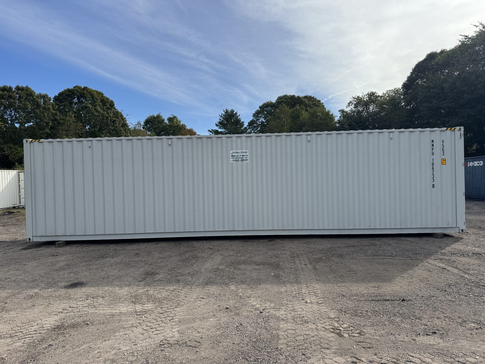 container 40 piedi high cube con 4 porte laterali – tenuta stagna, grigio container 40 piedi high cube con 4 porte laterali – tenuta stagna, grigio