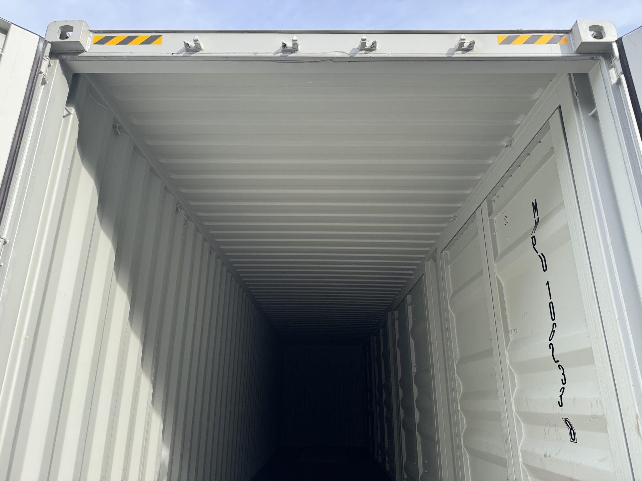 container 40 piedi high cube con 4 porte laterali – tenuta stagna, grigio container 40 piedi high cube con 4 porte laterali – tenuta stagna, grigio