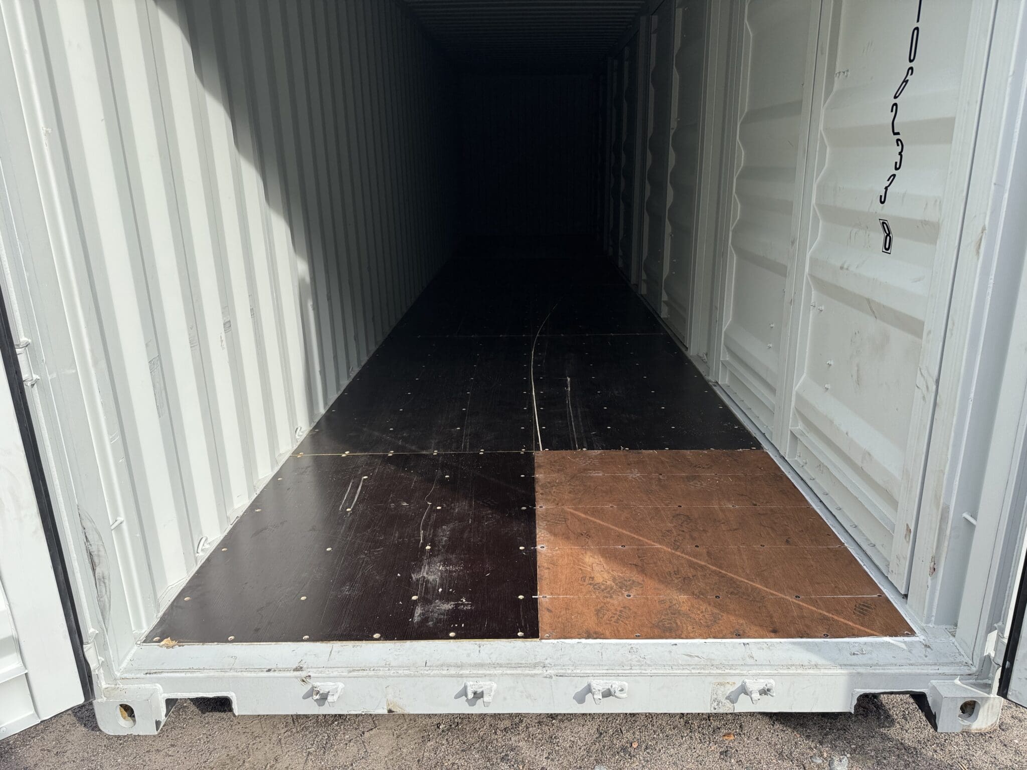 container 40 piedi high cube con 4 porte laterali – tenuta stagna, grigio container 40 piedi high cube con 4 porte laterali – tenuta stagna, grigio