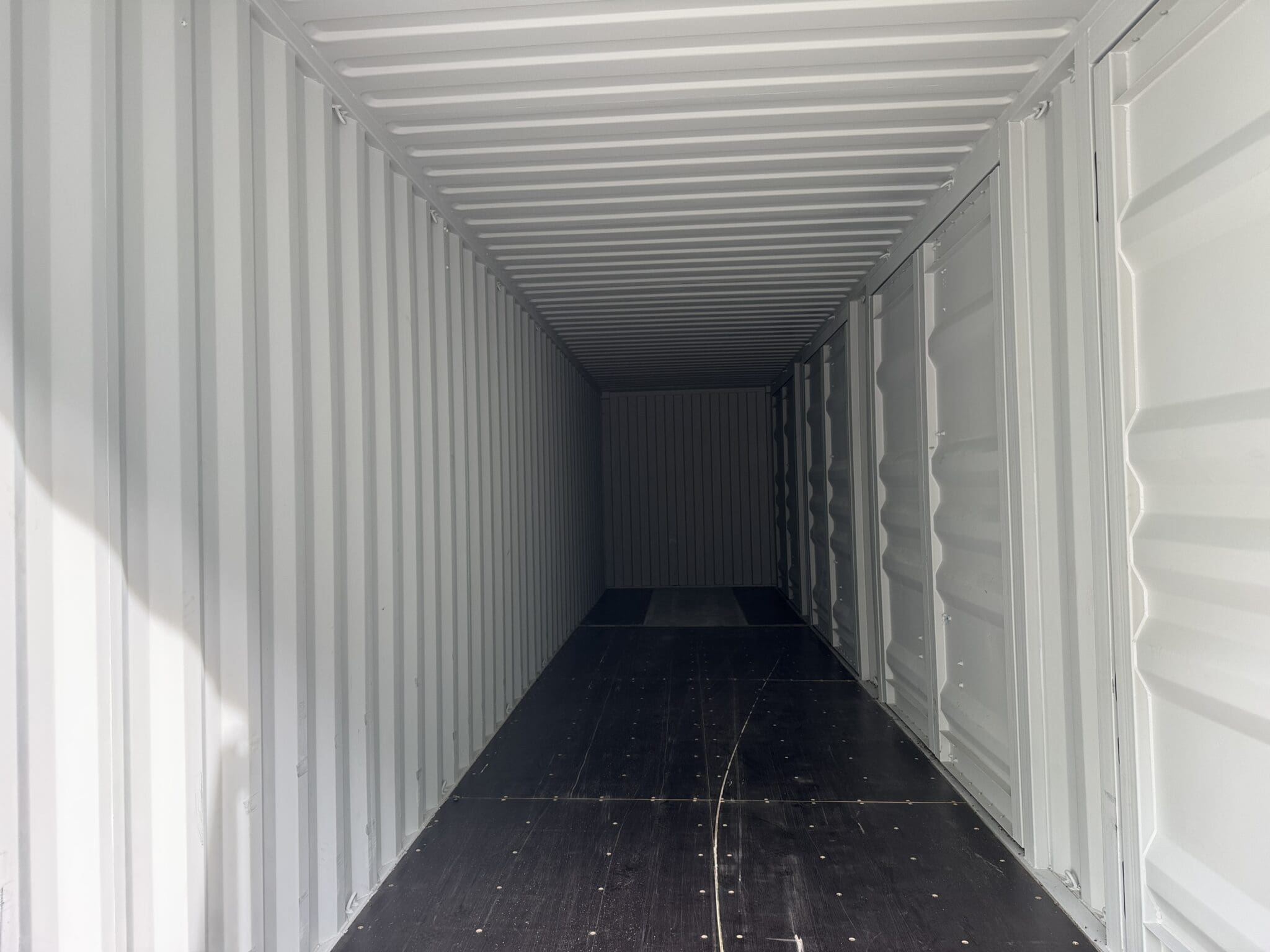 container 40 piedi high cube con 4 porte laterali – tenuta stagna, grigio container 40 piedi high cube con 4 porte laterali – tenuta stagna, grigio