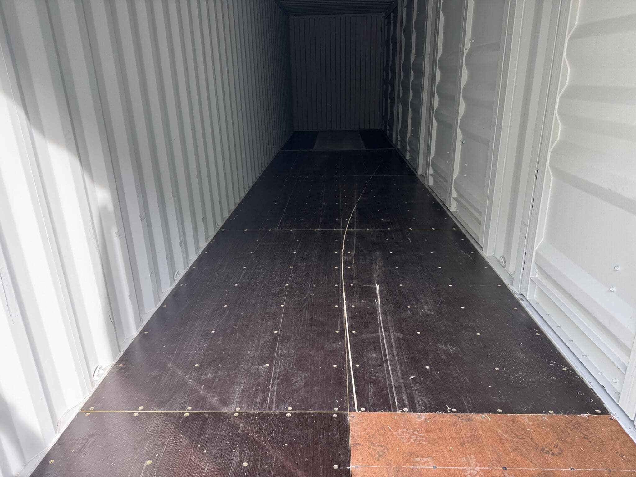 Container 40 Piedi High Cube con 4 Porte Laterali – Tenuta Stagna, Grigio – Image 8