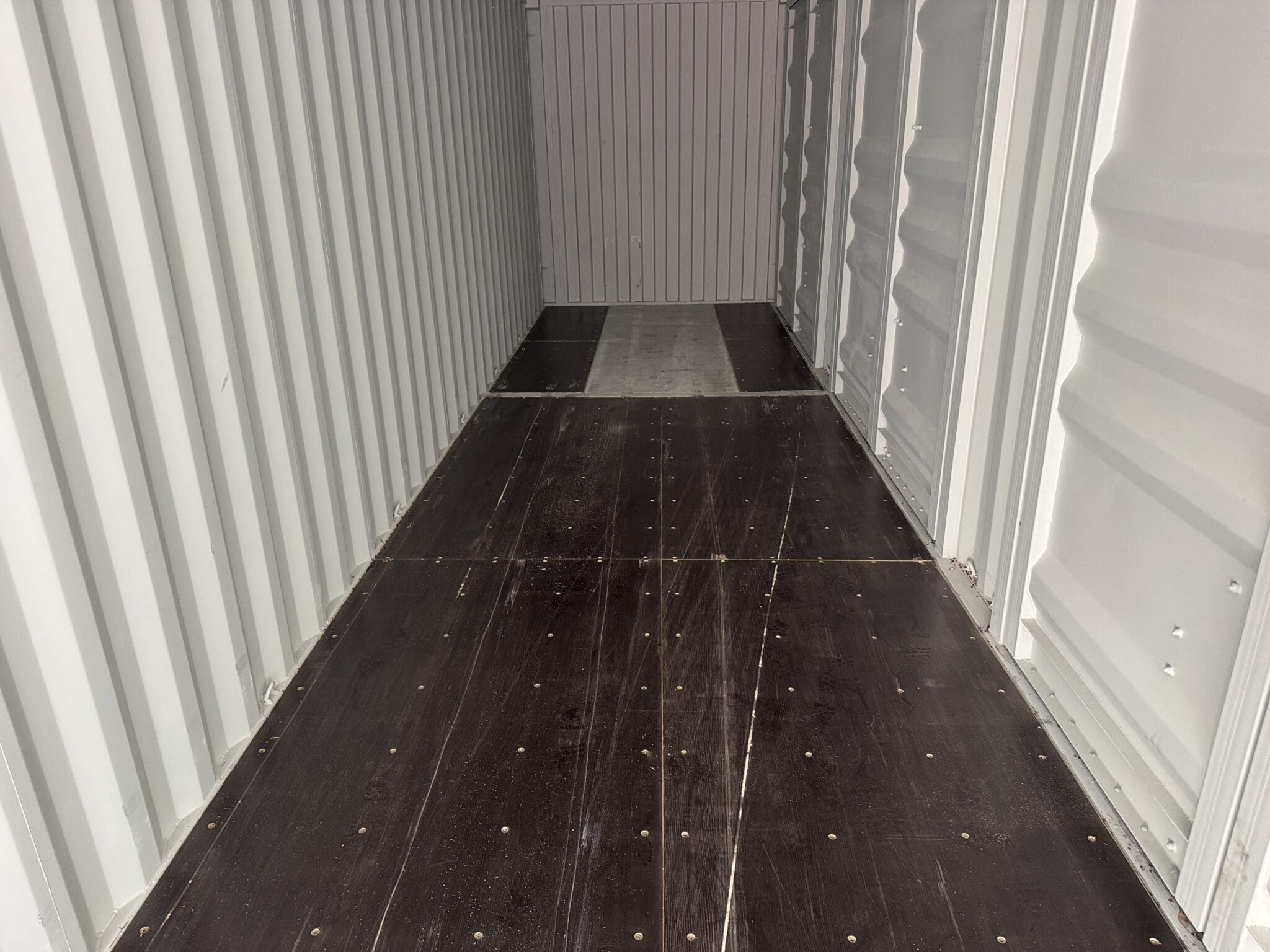 Container 40 Piedi High Cube con 4 Porte Laterali – Tenuta Stagna, Grigio – Image 3
